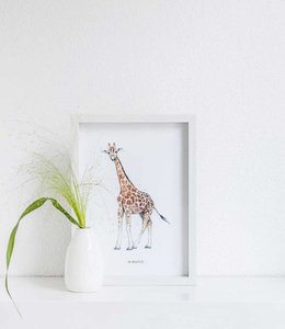 Bintje Poster A4 - Giraf