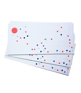 Bl-ij 6 Enveloppen Confetti