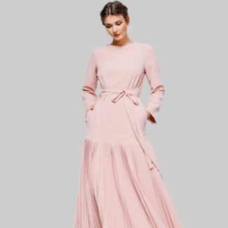 Rosa Kleid Hochzeitsgast Cleo Shop