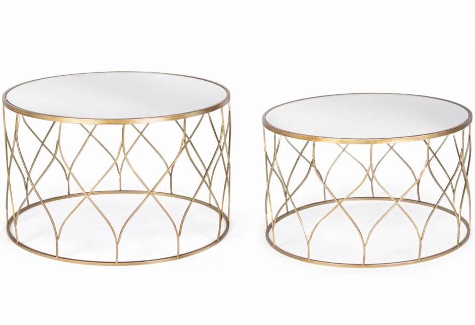 Salontisch / Nebentisch SET 2 ELENOR QU J17 - CLEO-SHOP