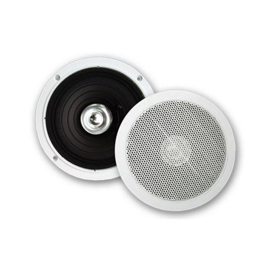 Speakerset Jive Economy Spatwaterdicht, 50 Watt, Wit (Afm. 155 Mm)