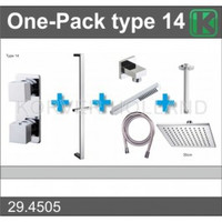 One-Pack Inbouwthermostaatset Type 14 (30Cm)