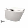 Wandcloset Vesta Junior Diepspoel Rimfree Wit (Inclusief Flatline Zitting)