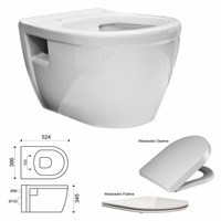 Toiletset 07 Up320 Aqua Splash Prio Rimfree Met Sigma Drukplaat