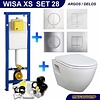 Wisa Xs Toiletset 28 Creavit Tp325 Wit Met Softclose Zitting