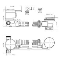 Luxe Badplug-Overloop Combinatie Met Badvulfunctie Chroom