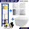 Wisa Xs Toiletset 25 Duravit Starck 3.0 Met Bril En Drukplaat