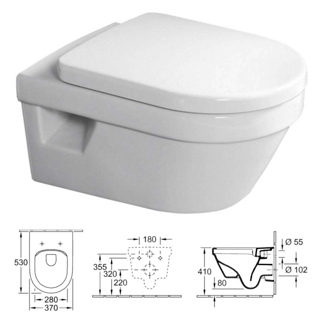 Wisa Xs Toiletset 20 & Boch Omnia Architectura flush Met Bril En Drukplaat | Complete Toiletsets - Megadump Tiel