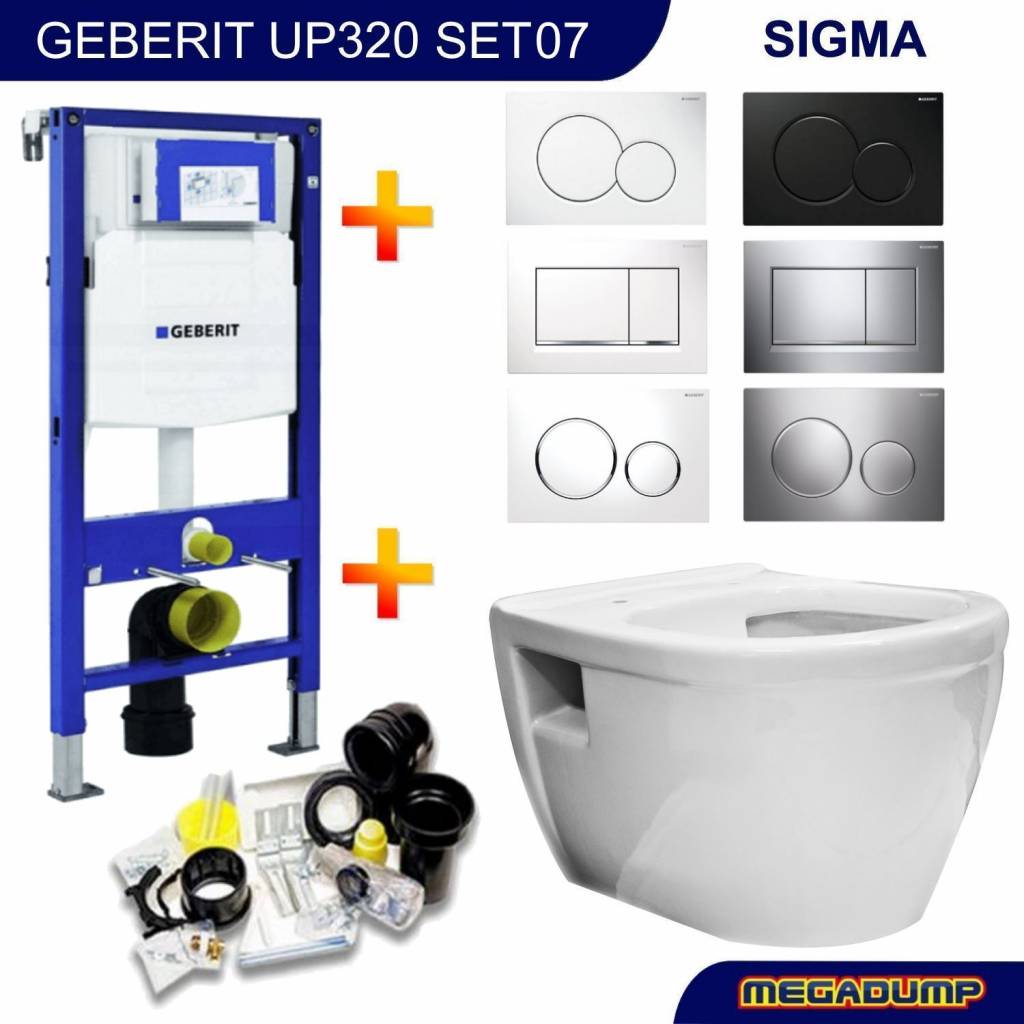 in stand houden Elastisch kofferbak Geberit Toiletset 07 Up320 Aqua Splash Prio Rimfree Met Sigma Drukplaat |  Complete Toiletsets - Megadump Tiel