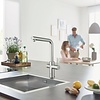 Grohe Bruisendwater Keukenkraan Blue Home Starterkit Chilled En Sparkling Water Mono Of Duo (Chroom Of Rvs)