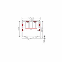 Infrarood Sauna Komfort 125X120 Cm 1850W 2 Persoons