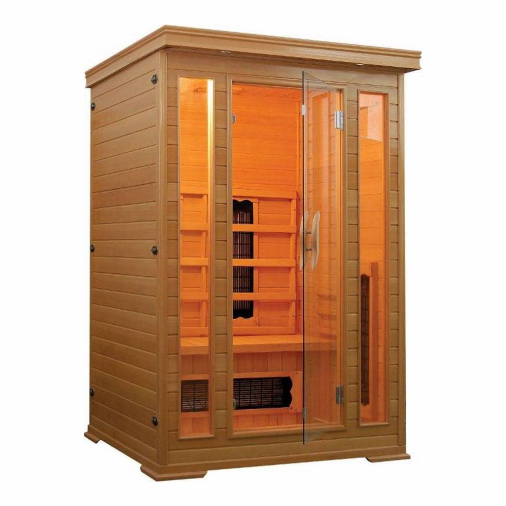Infrarood Sauna Carmen 120X120 Cm 1750W 2 Persoons | Sauna - Megadump