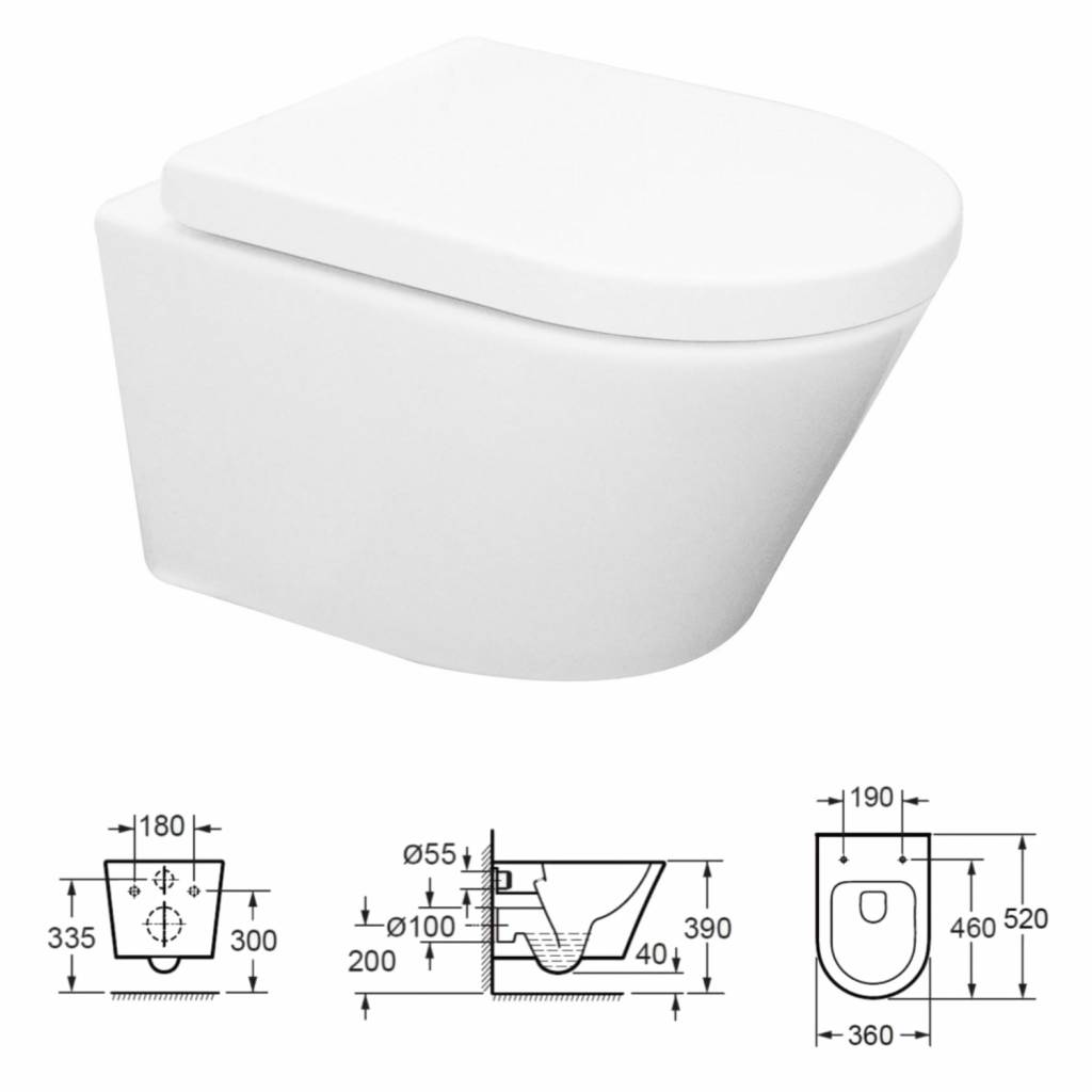 Ster resultaat Buiten Geberit UP100 Toiletset 42 Aqua Splash Rimless MAT wit Met bril en  Drukplaat | Complete Toiletsets - Megadump Tiel