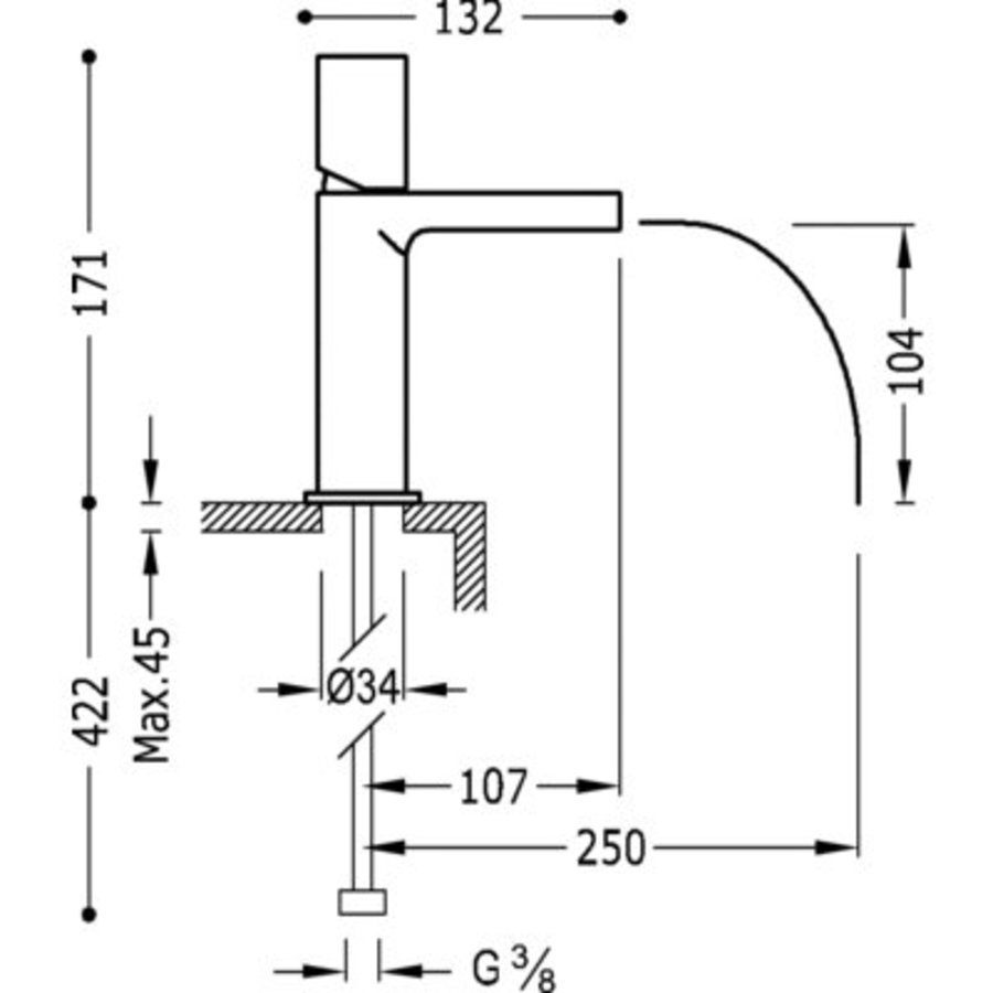 Loft Wastafelmengkraan open watervalkraan 20011002