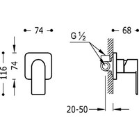 Loft Inbouwmengkraan 20017701