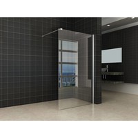 Inloopdouche Met Muurprofiel 110X200 Cm En 10 Mm Nano Anti Kalk Glas