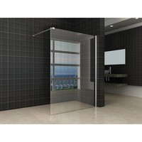 Inloopdouche Met Muurprofiel 140X200 Cm En 8 Mm Nano Anti Kalk Glas