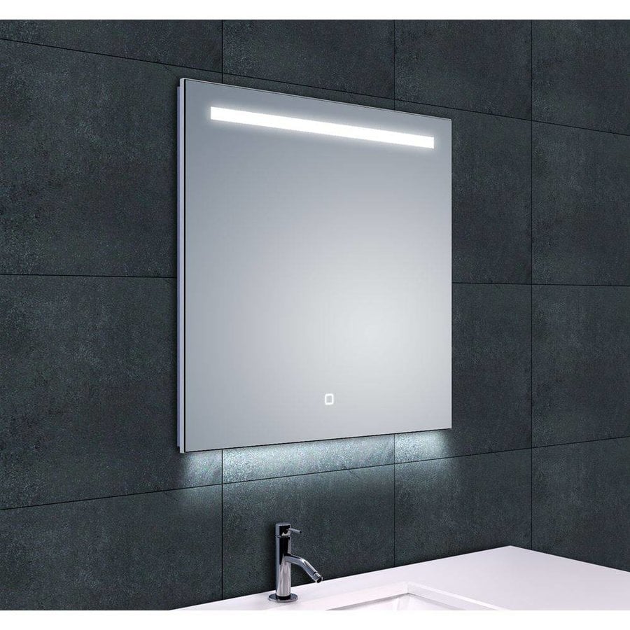 Ambi+ Condensvrije Spiegel 60X60 Cm Met Led Verlichting