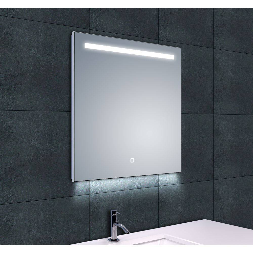 Ambi+ Condensvrije Spiegel 60X60 cm Met Led Verlichting Aqua Splash