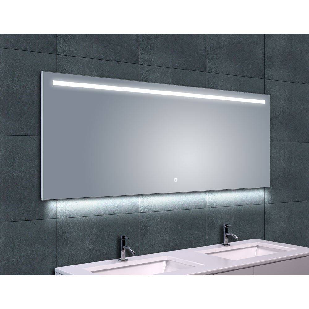 Ambi+ Condensvrije Spiegel 160X60 cm Met Led Verlichting Aqua Splash