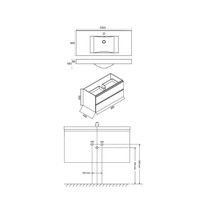 Badmeubel Themis 100 Cm Wit