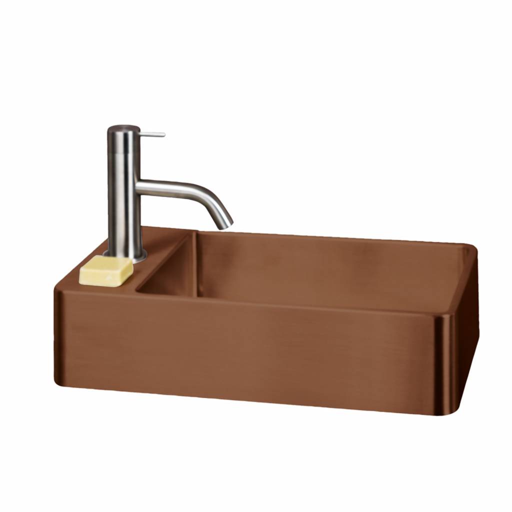 Dekker Fontein Lanesto Vanity 22X40X10 Cm Rvs Copper Excl Kraan Incl Waste dekker kopen in de aanbieding Dekker Fontein Lanesto Vanity 22X40X10 Cm Rvs Copper Excl Kraan Incl Waste dekker kopen in de aanbieding