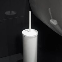 Toiletborstel Haceka Kosmos 38x10 cm Metaal Mat Wit