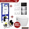 Geberit UP320 Toiletset 18 Idevit Alfa Met Bidet Rimfree En Drukplaat