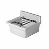 Plieger Uitstortgootsteen Duravit Keramiek Zonder Overloop 48x42.5cm Wit