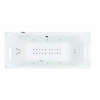 O.Novo Whirlpool Vierkant 180X80X48 Cm Sportpakket Deluxe