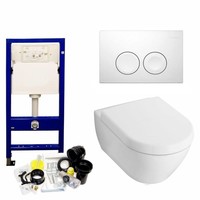 Up100 Toiletset 22 Villeroy & Boch Subway 2.0 Met Delta Drukplaat