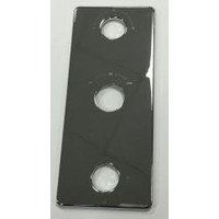 Wiesbaden chr.bodemplaat type 2 inbw.douche 3 kn. 125x295