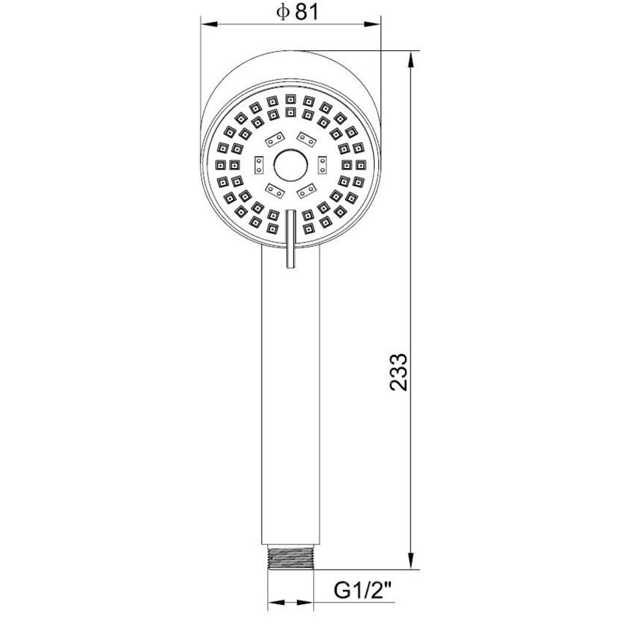 Wiesbaden Cadans handdoucheset compleet chroom