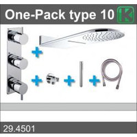 Wiesbaden one-pack inbouwthermostaatset type 10 (25x60)