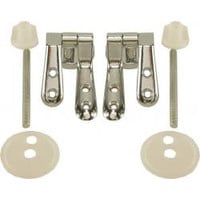 Wiesbaden bevestigingset WC zitting hout chroom