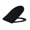 Wiesbaden Shade Slim toiletzitting + deksel one-touch mat-zwart
