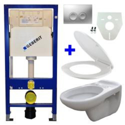 Geberit UP 100 + Neptunus WC +Nept.zitt + Delta 21 mat chr 