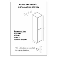 Wiesbaden Vision OAK kolomkast 2 deuren 160x35x35