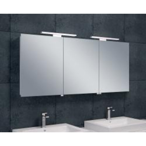 Wiesbaden Luxe spiegelkast +Led verlichting 140x60x14cm 