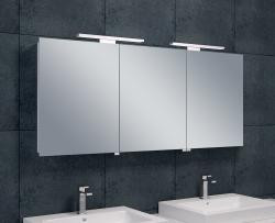 Wiesbaden Luxe spiegelkast +Led verlichting 140x60x14 cm