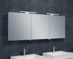 Wiesbaden Luxe spiegelkast +Led verlichting 160x60x14 cm
