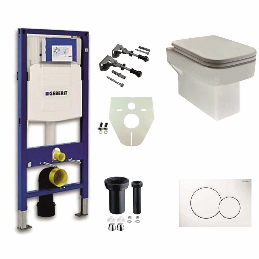 Geberit UP-320 + Carr� OnePack + Sigma 01 wit