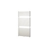 Plieger Designradiator Plieger Florian Dubbel 980 Watt Middenaansluiting 121,6x60 cm Wit