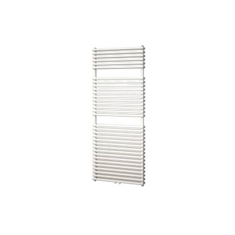 Plieger Designradiator Florian Dubbel 980 Watt Middenaansluiting 140,6x50 cm Wit Designradiator Flor