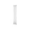 Designradiator Plieger Cavallino Retto Enkel 666 Watt Middenaansluiting 200x29,8 cm Wit
