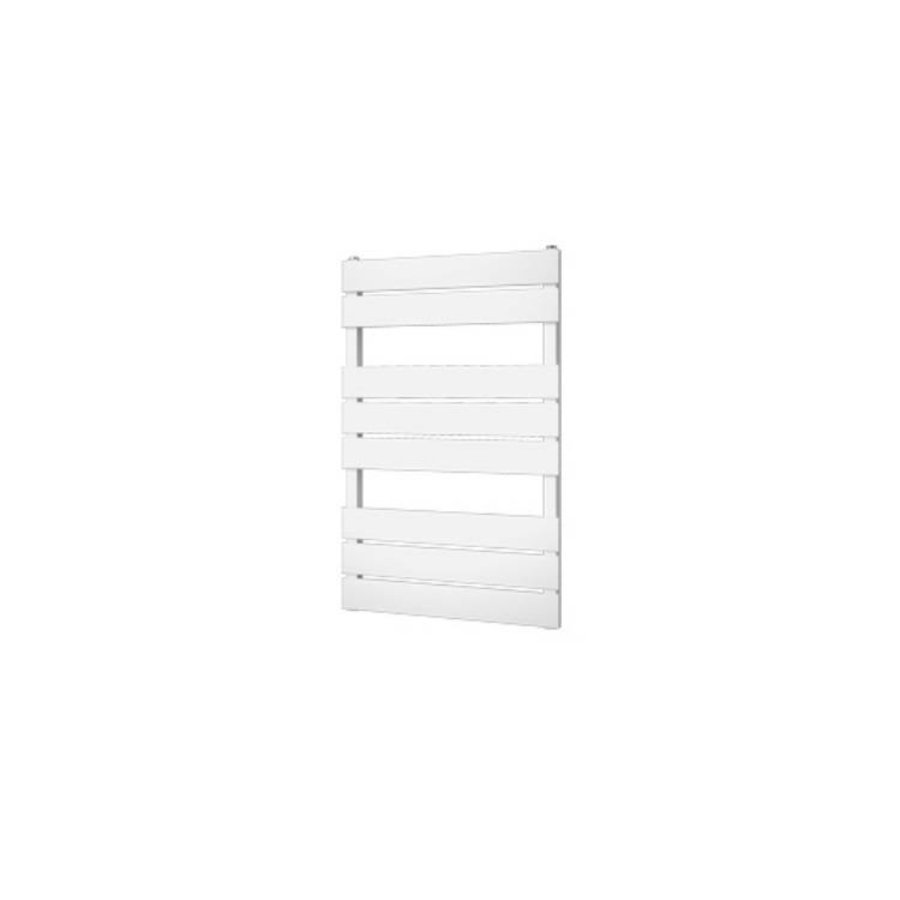 Designradiator Plieger Genua 405 Watt Zijaansluiting 80x55 cm Wit