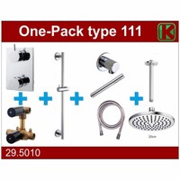 One-pack inbouwthermostaatset type 111 (20cm)