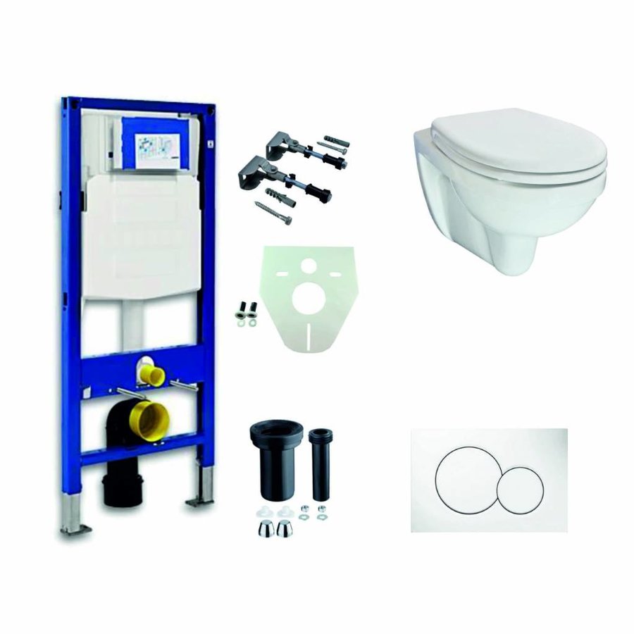 Geberit UP-320 + Trevi one pack + Sigma 01 wit