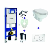 Geberit UP-320 + Trevi one pack + Sigma 01 wit