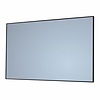 Badkamerspiegel Sanicare Q-Mirrors 80x70x2cm Zwart